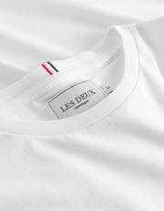 Amalfi T-Shirt - White/Duffel Bag Green